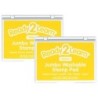 READY 2 LEARN™ Jumbo Washable Stamp Pad - Yellow - 6.2"L x 4.1"W - Pack of 2