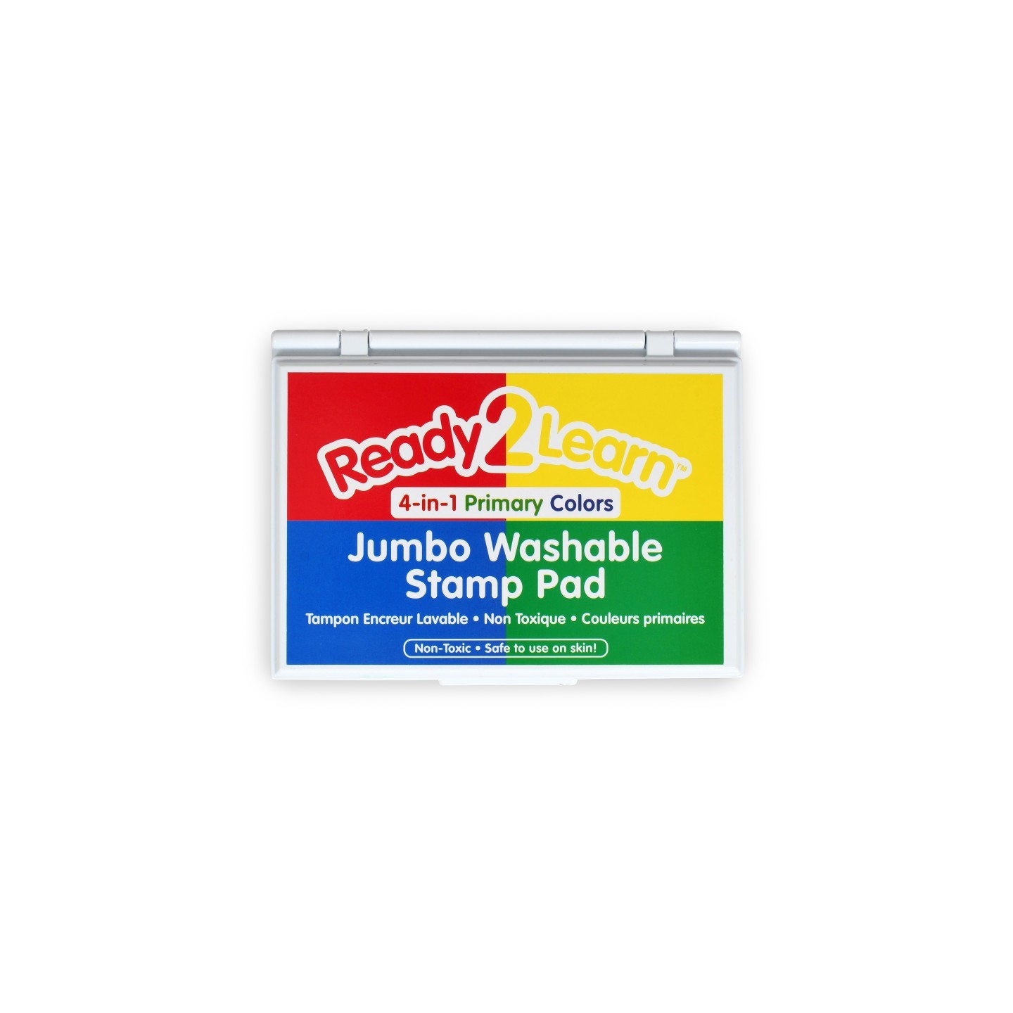 READY 2 LEARN™ Jumbo Washable Stamp Pad - 4-in-1 Primary Colors