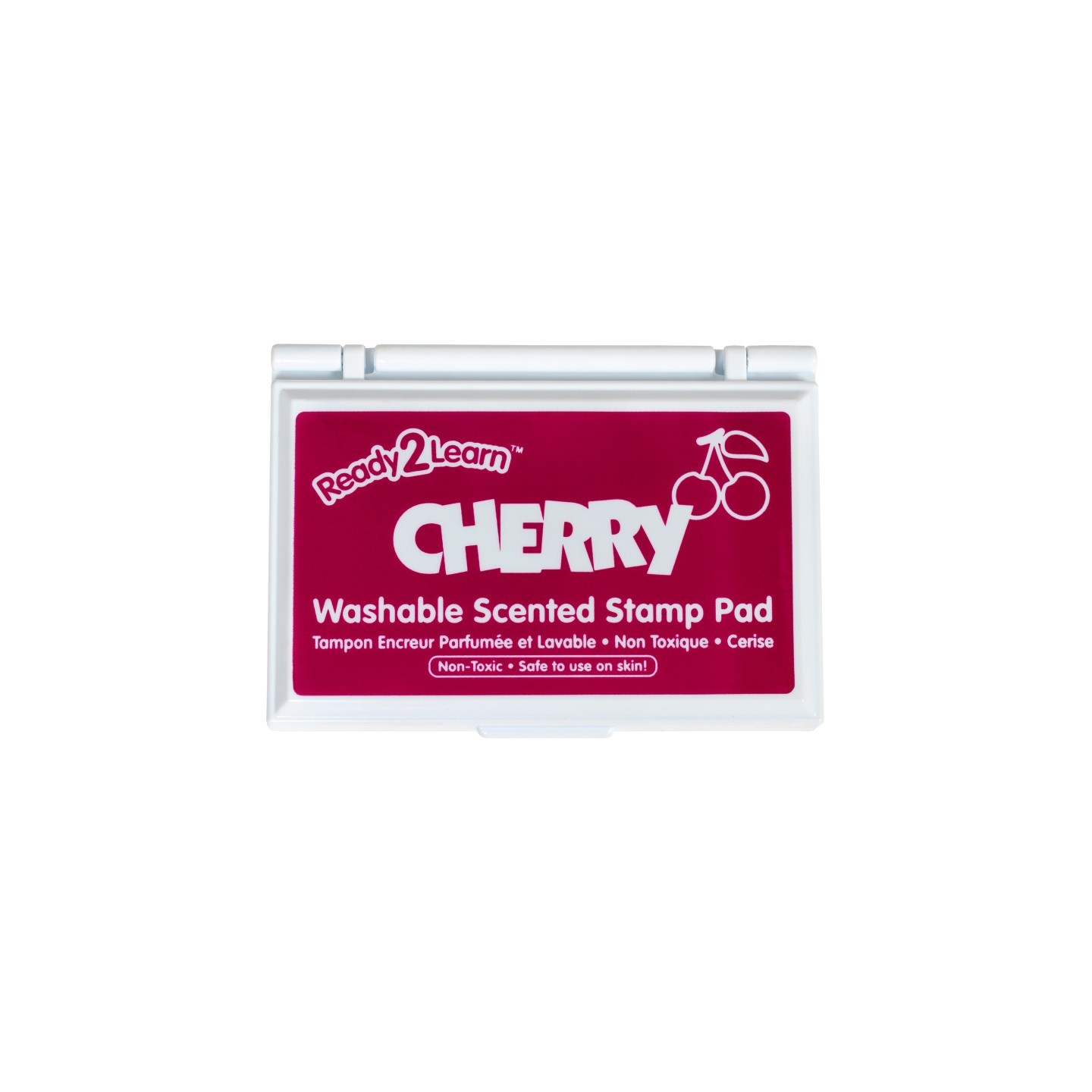 READY 2 LEARN™ Washable Stamp Pad - Cherry Scent, Dark Red