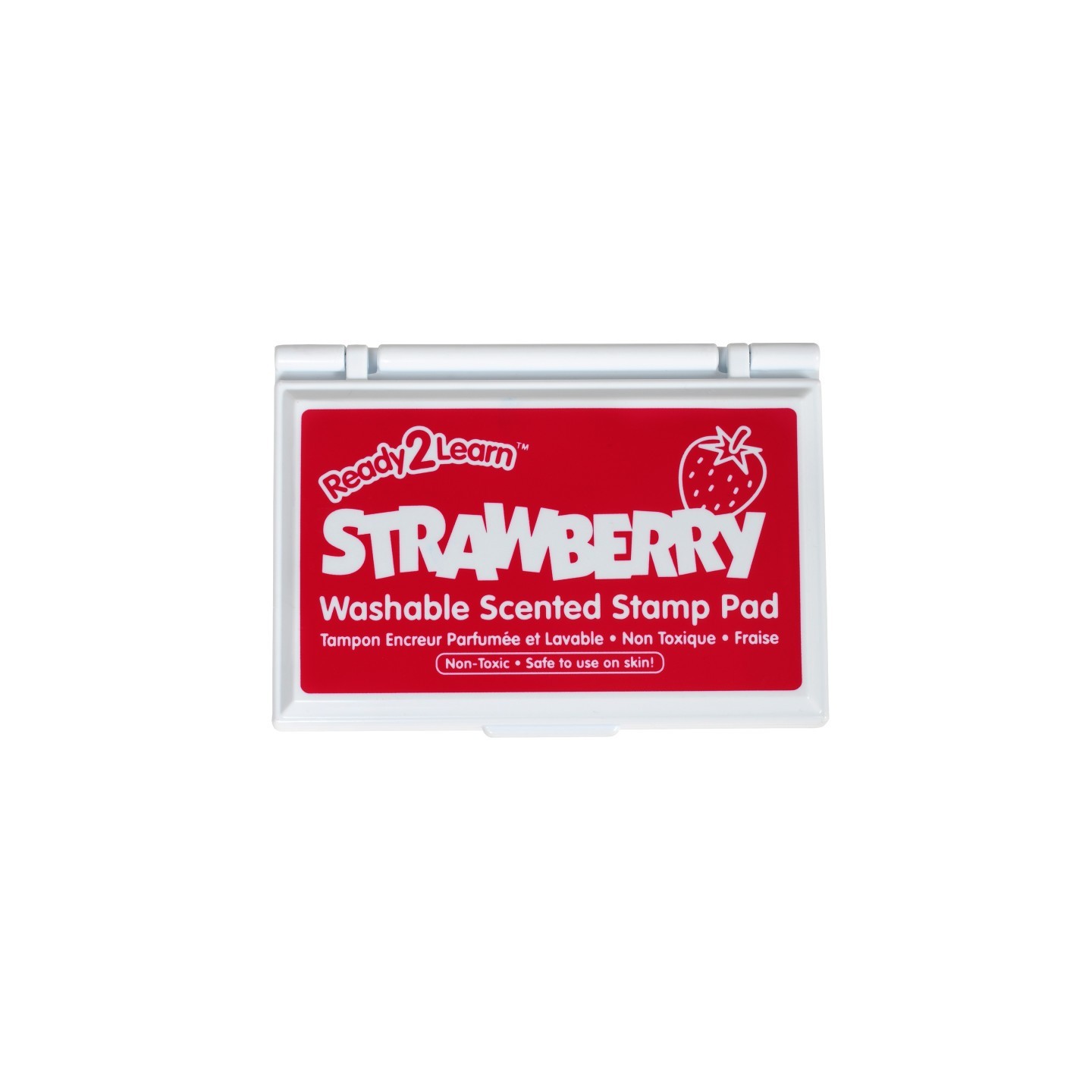 READY 2 LEARN™ Washable Stamp Pad - Strawberry Scent, Red