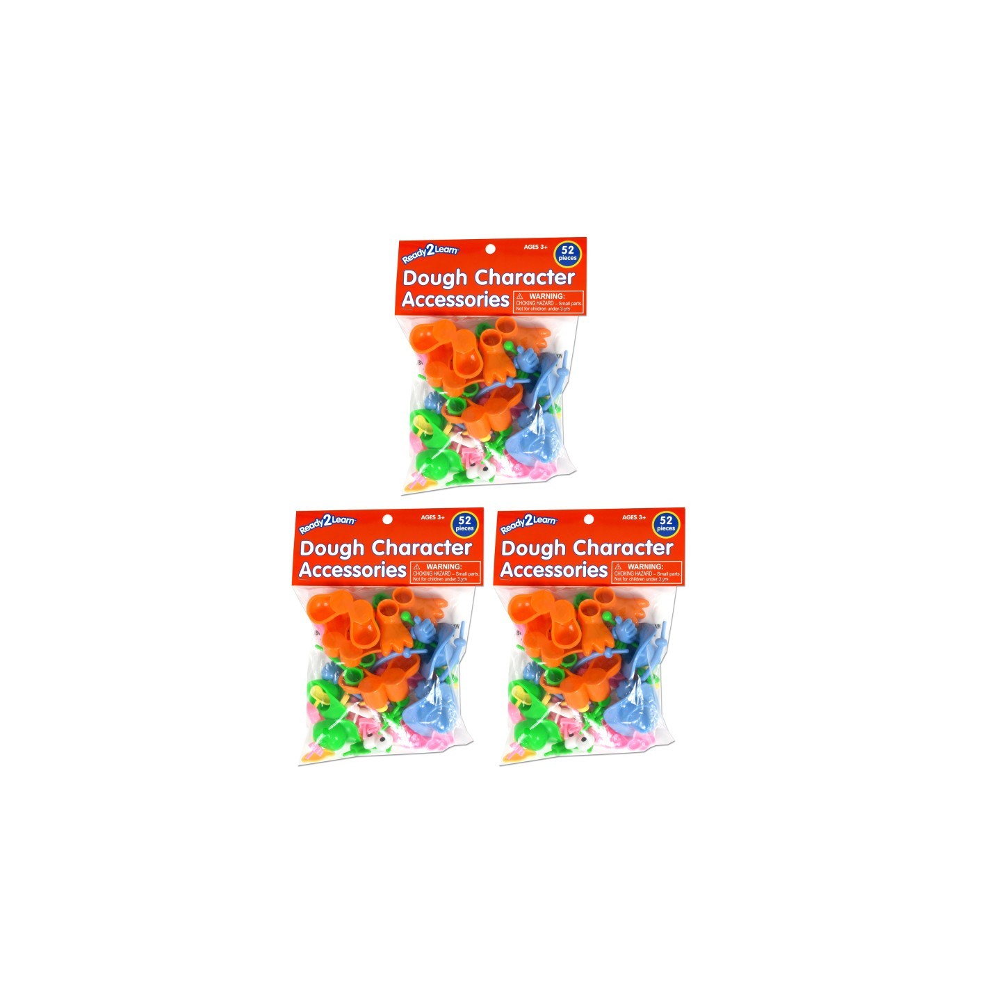 READY 2 LEARN™ Dough Character Accessories, 52 Per Set, 3 Sets