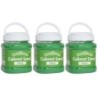 READY 2 LEARN™ Colored Sand - Green - 2.2 lb. Jar - Pack of 3