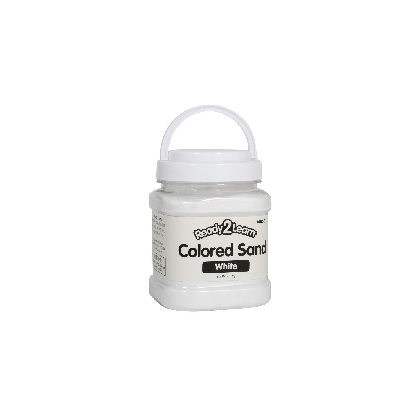 READY 2 LEARN™ Colored Sand - White - 2.2 Pounds
