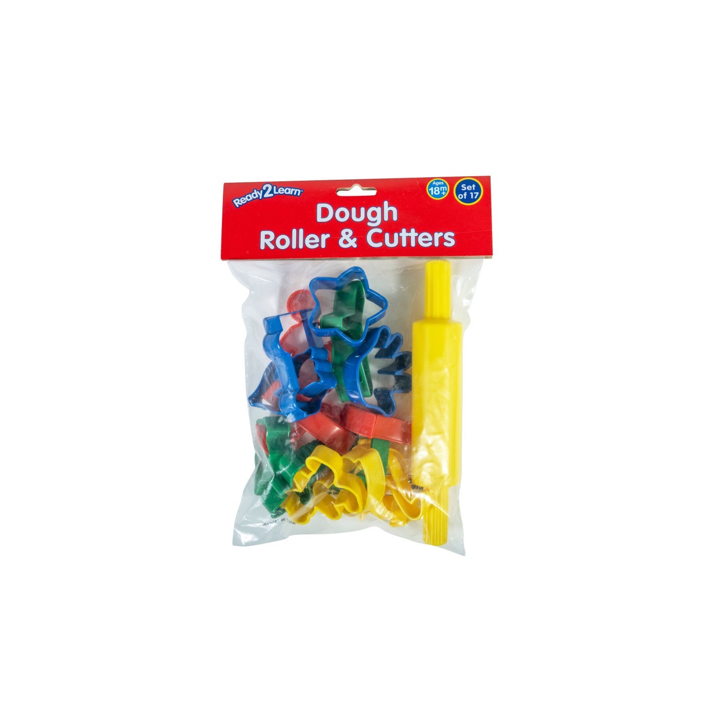 READY 2 LEARN™ Dough Roller & Cutters - Set of 17