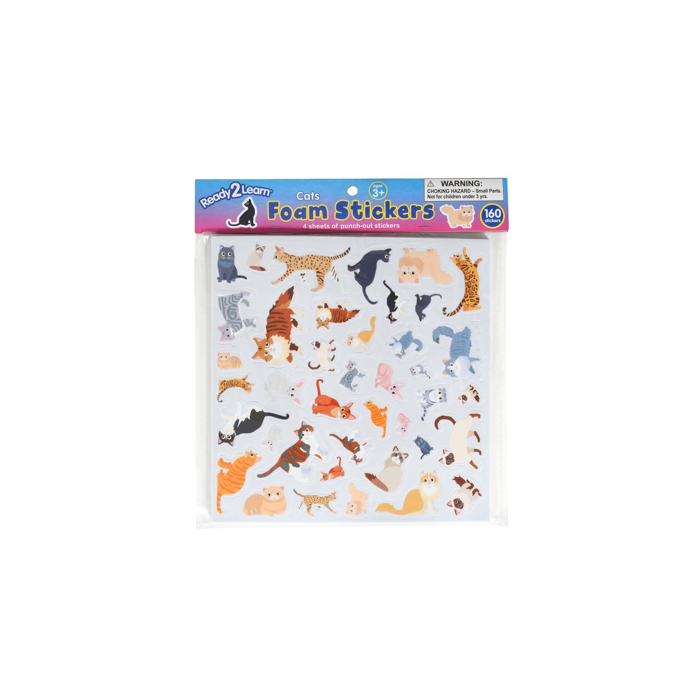 READY 2 LEARN™ Foam Stickers - Cats