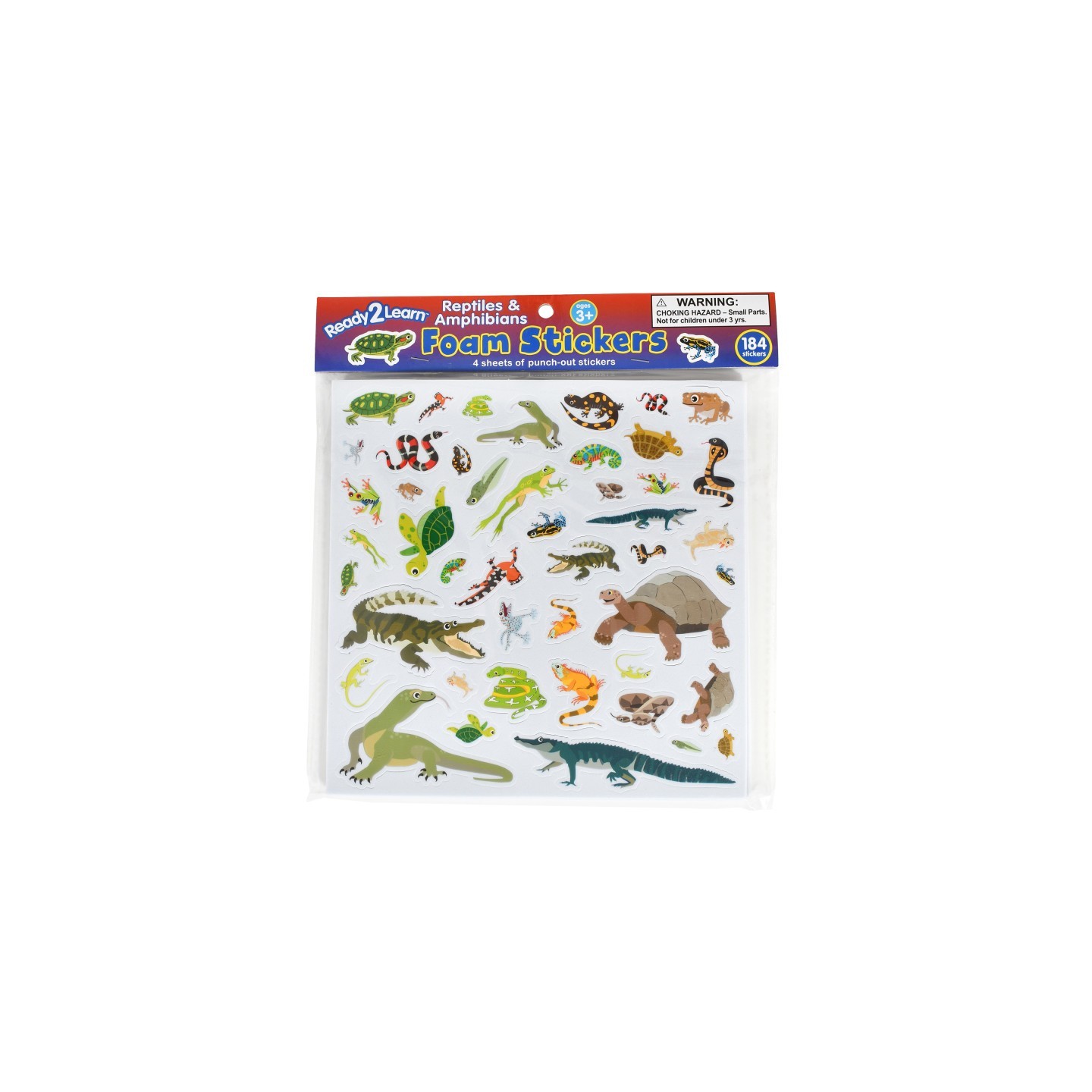 READY 2 LEARN™ Foam Stickers - Reptiles and Amphibians