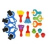 READY 2 LEARN™ Squish 'N' Roll Paint & Dough Tools, Set of 15
