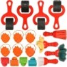 READY 2 LEARN™ Smudge 'N' Roll Paint & Dough Tools, Set of 18