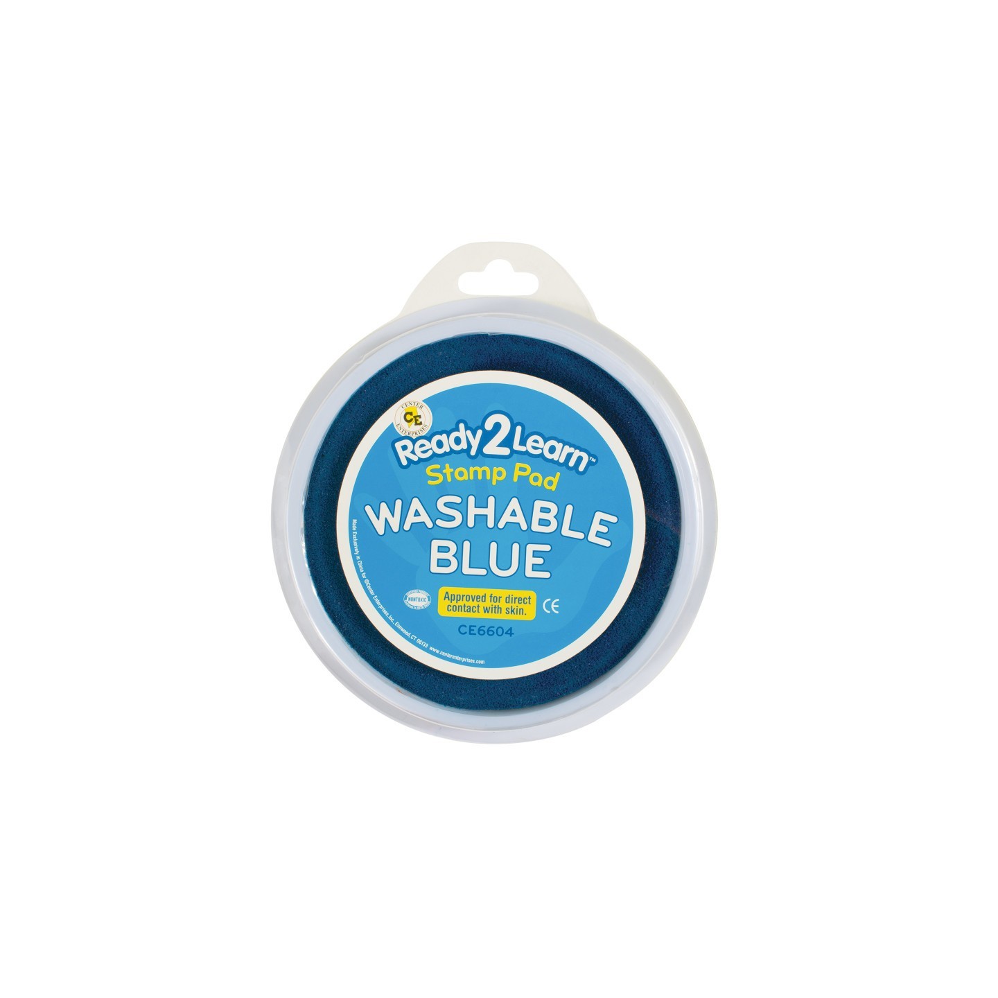 READY 2 LEARN™ Jumbo Circular Washable Stamp Pad - Blue - 5.75" dia.
