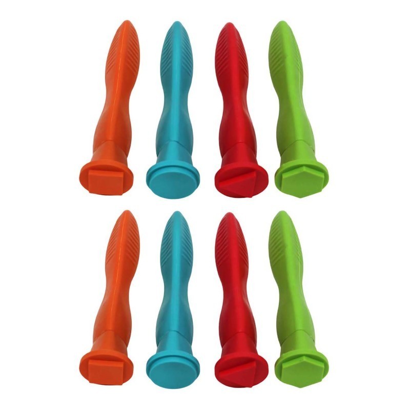 READY 2 LEARN™ Easy Grip Geometric Stampers, 4 Per Pack, 2 Packs