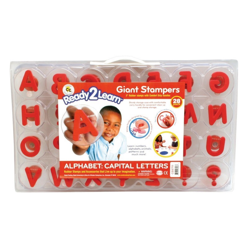 READY 2 LEARN™ Giant Stampers - Uppercase Letters - Set of 28