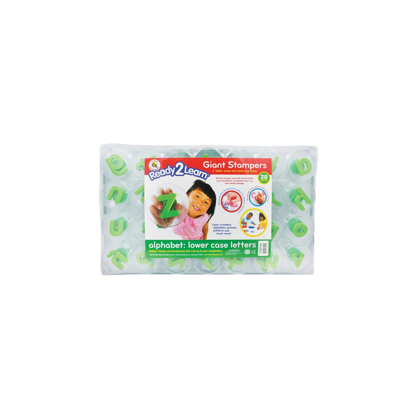 READY 2 LEARN™ Giant Stampers - Lowercase Letters - Set of 28