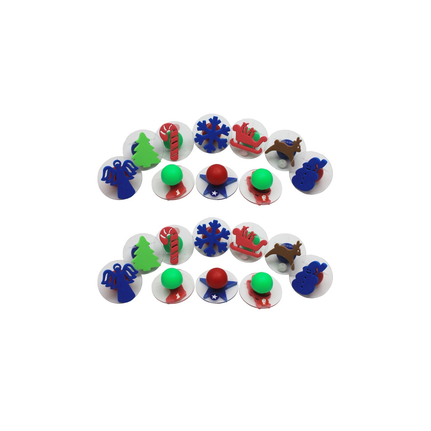 READY 2 LEARN™ Giant Stampers - Christmas Shapes - 10 Per Set - 2 Sets