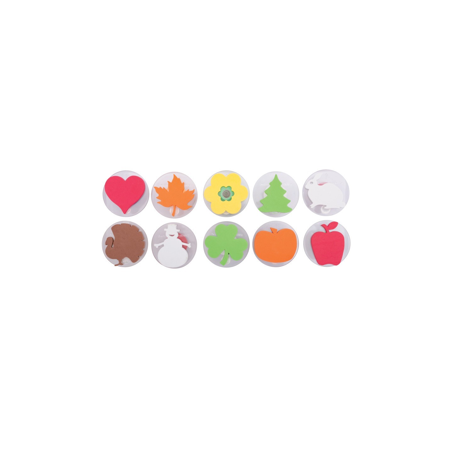 READY 2 LEARN™ Giant Stampers - Holiday Shapes - Set of 10