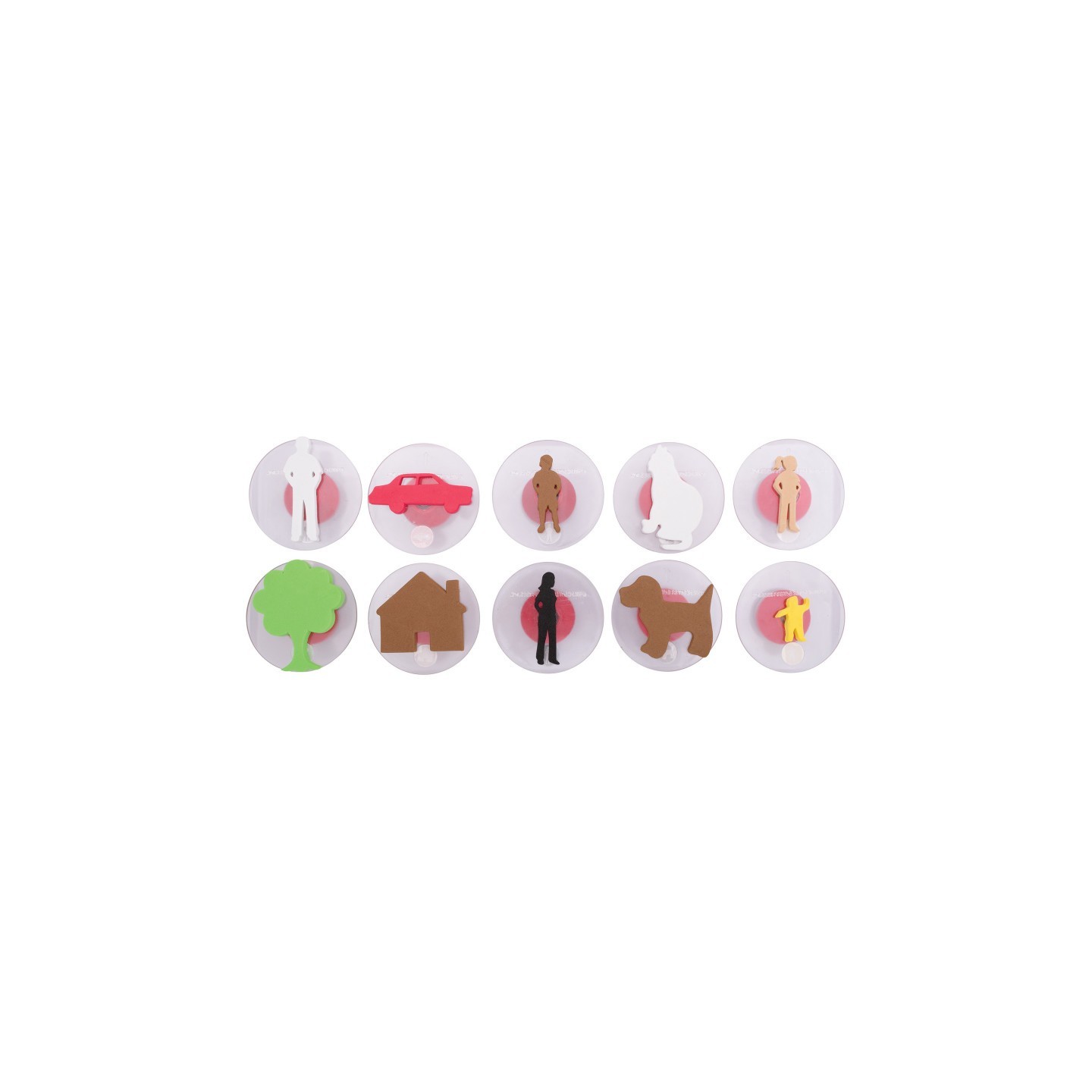 READY 2 LEARN™ Giant Stampers - Family Members - Set of 10