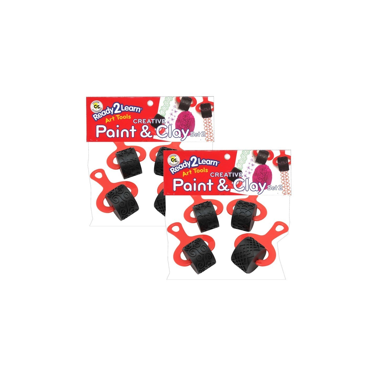 READY 2 LEARN™ Paint and Clay Explorers - Set 2 - 4 Per Set - 2 Sets