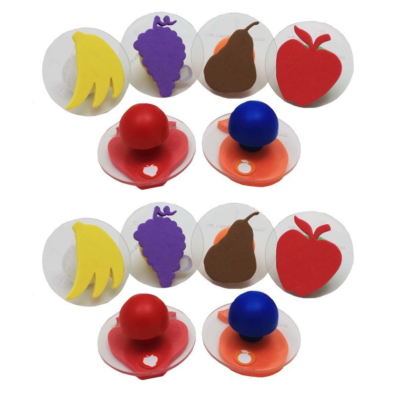 READY 2 LEARN™ Giant Stampers - Fruit - 6 Per Pack - 2 Packs