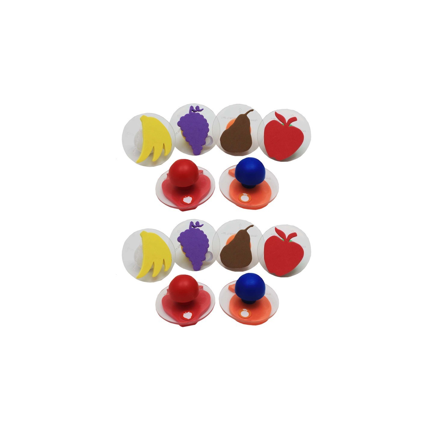 READY 2 LEARN™ Giant Stampers - Fruit - 6 Per Pack - 2 Packs