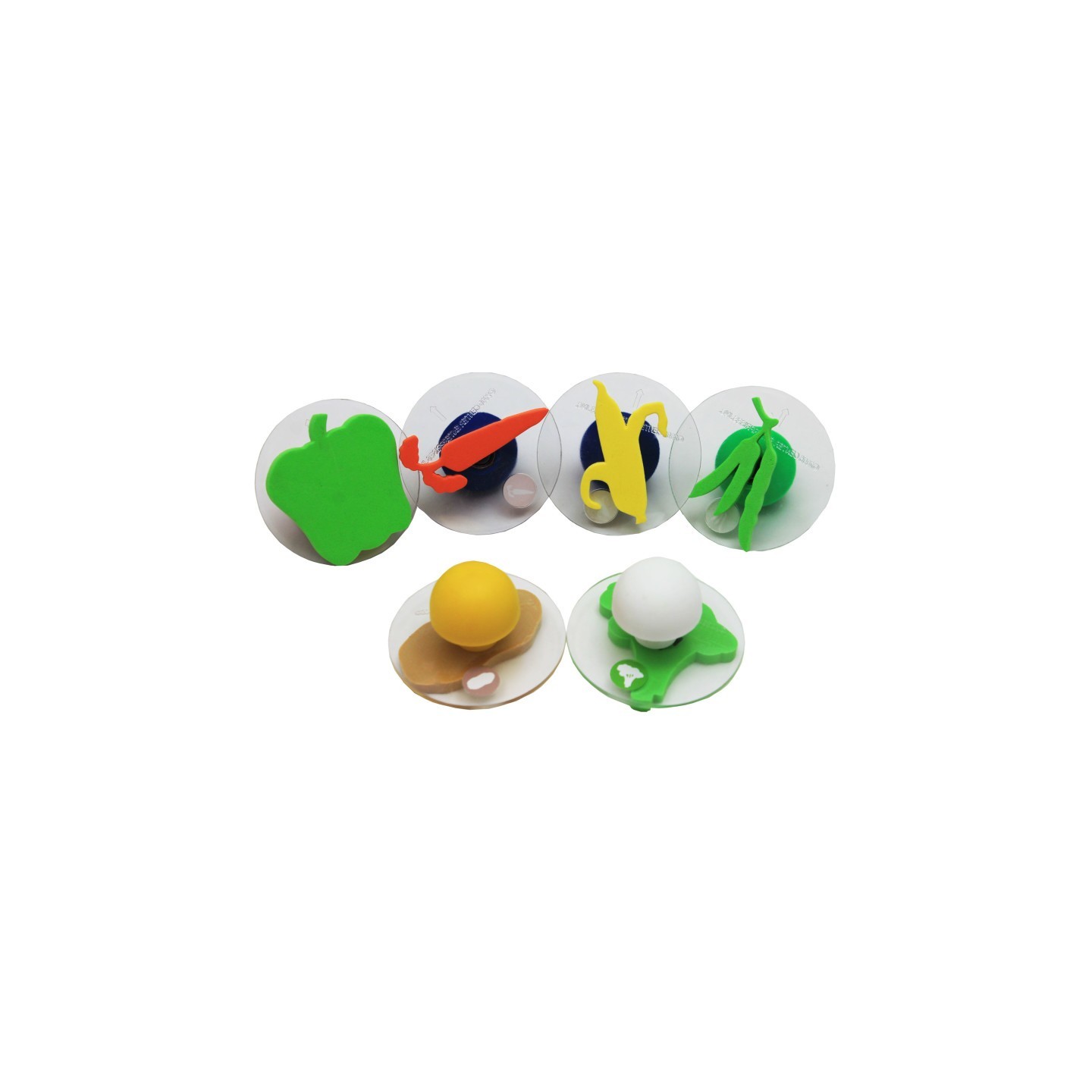 READY 2 LEARN™ Giant Stampers - Vegetables - Set of 6