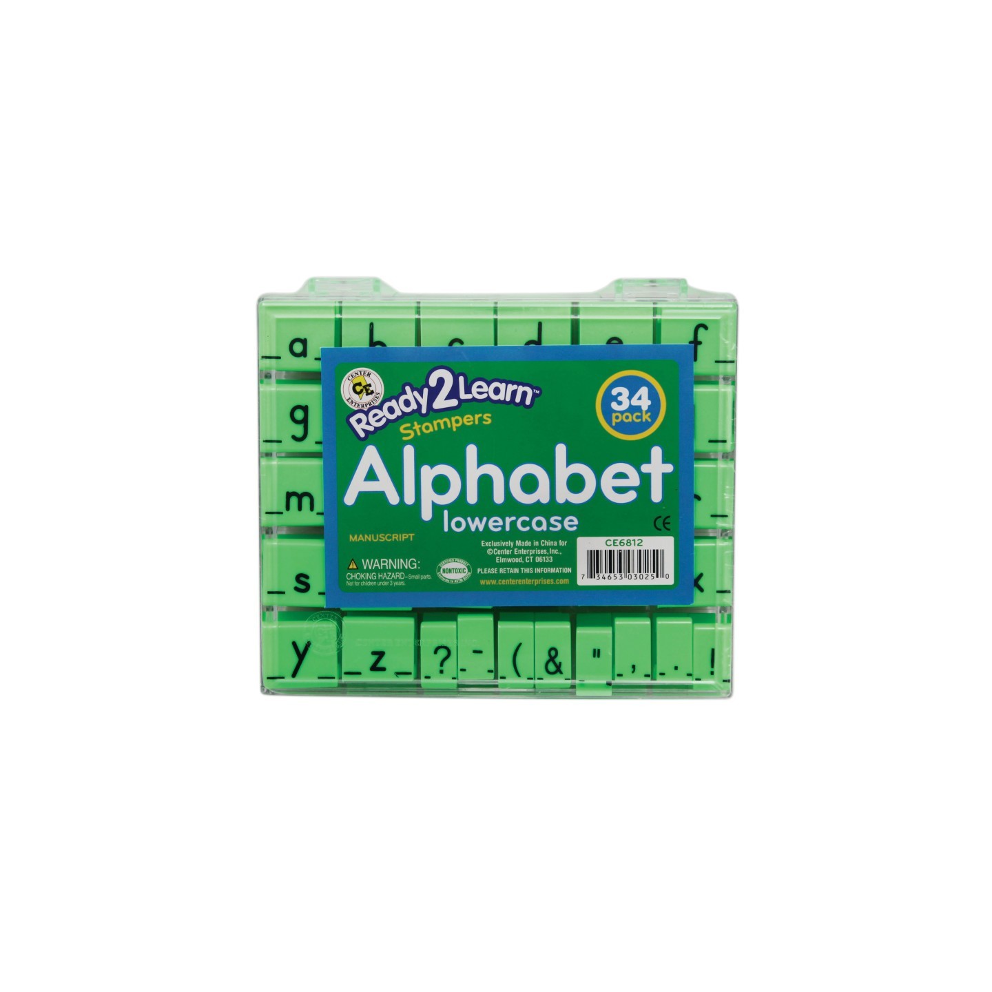 READY 2 LEARN™ Alphabet Stamps - Lowercase - Small - Set of 34