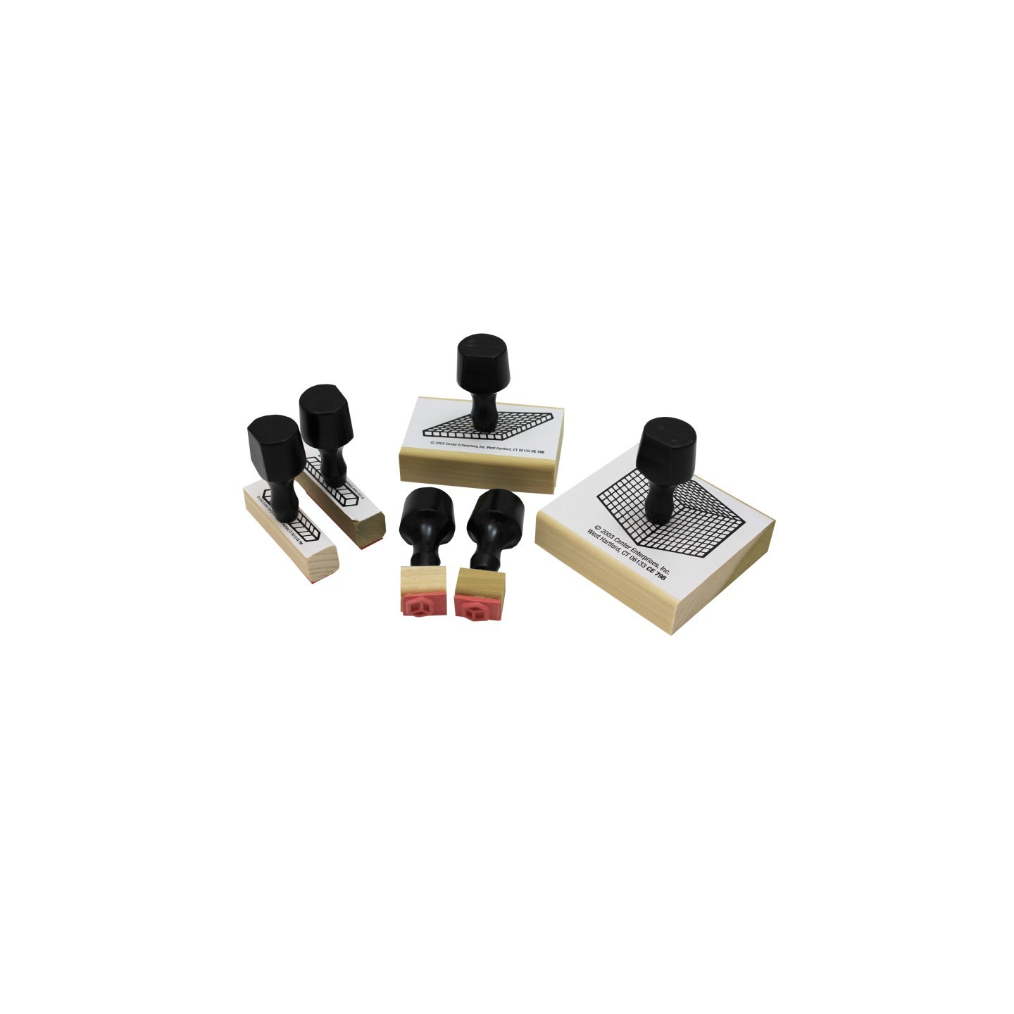 READY 2 LEARN™ Base 10 Block Stamps - Set of 6