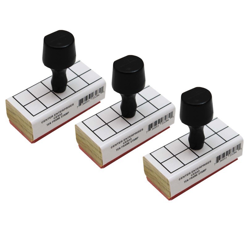 READY 2 LEARN™ Ten Frame Stamp - Pack of 3