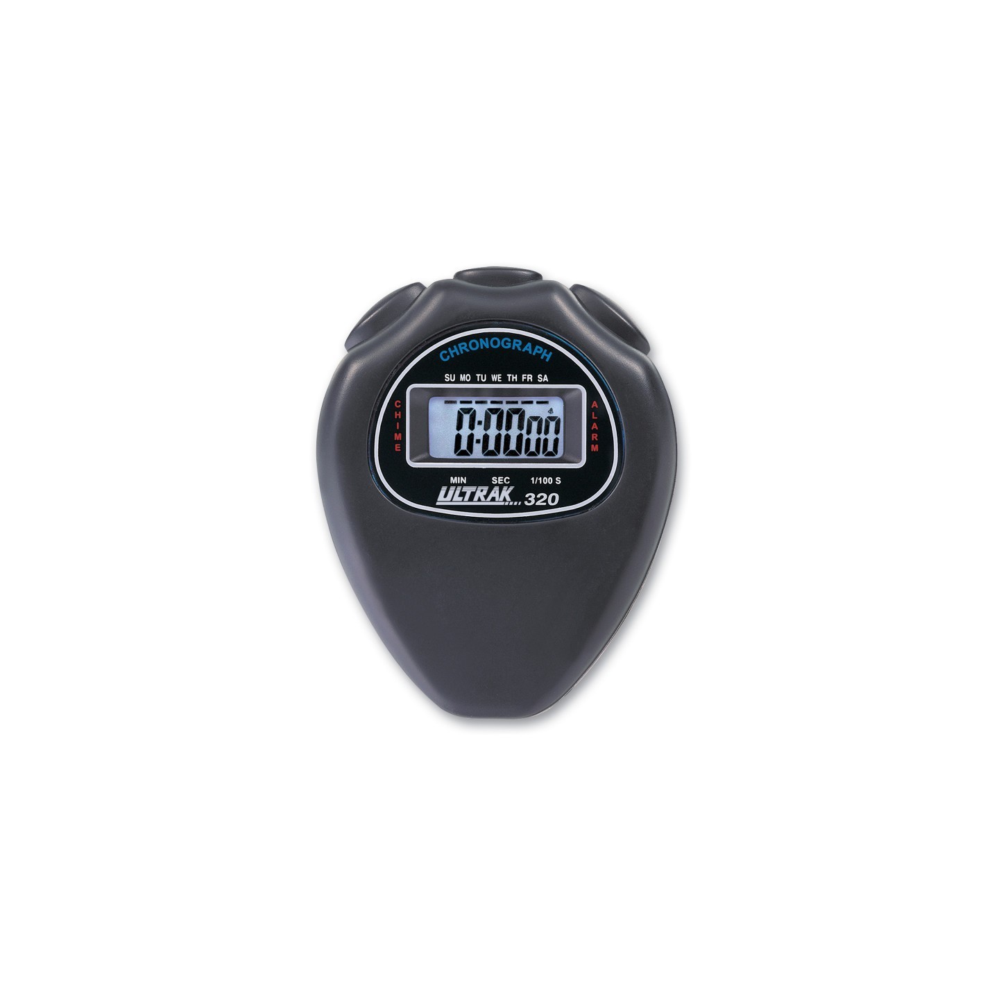 ULTRAK 320 Cumulative Split Stopwatch, Black