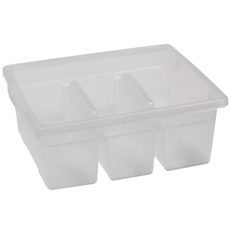 Copernicus Leveled Reading Large Divided Book Tub, Clear