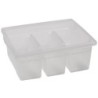 Copernicus Leveled Reading Large Divided Book Tub, Clear