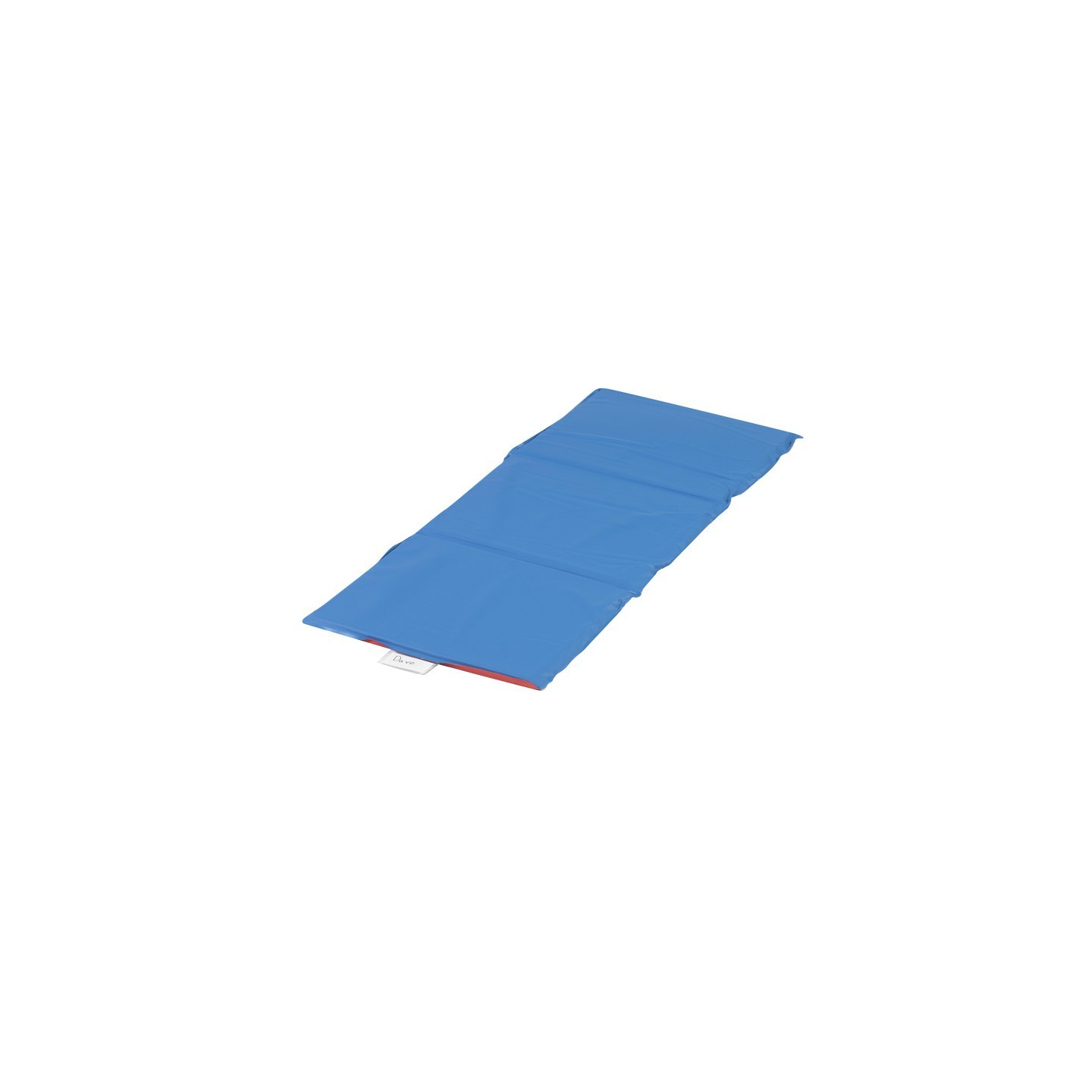 Angeles 3 Section Economy Folding Rest Nap Mat - Red/Blue