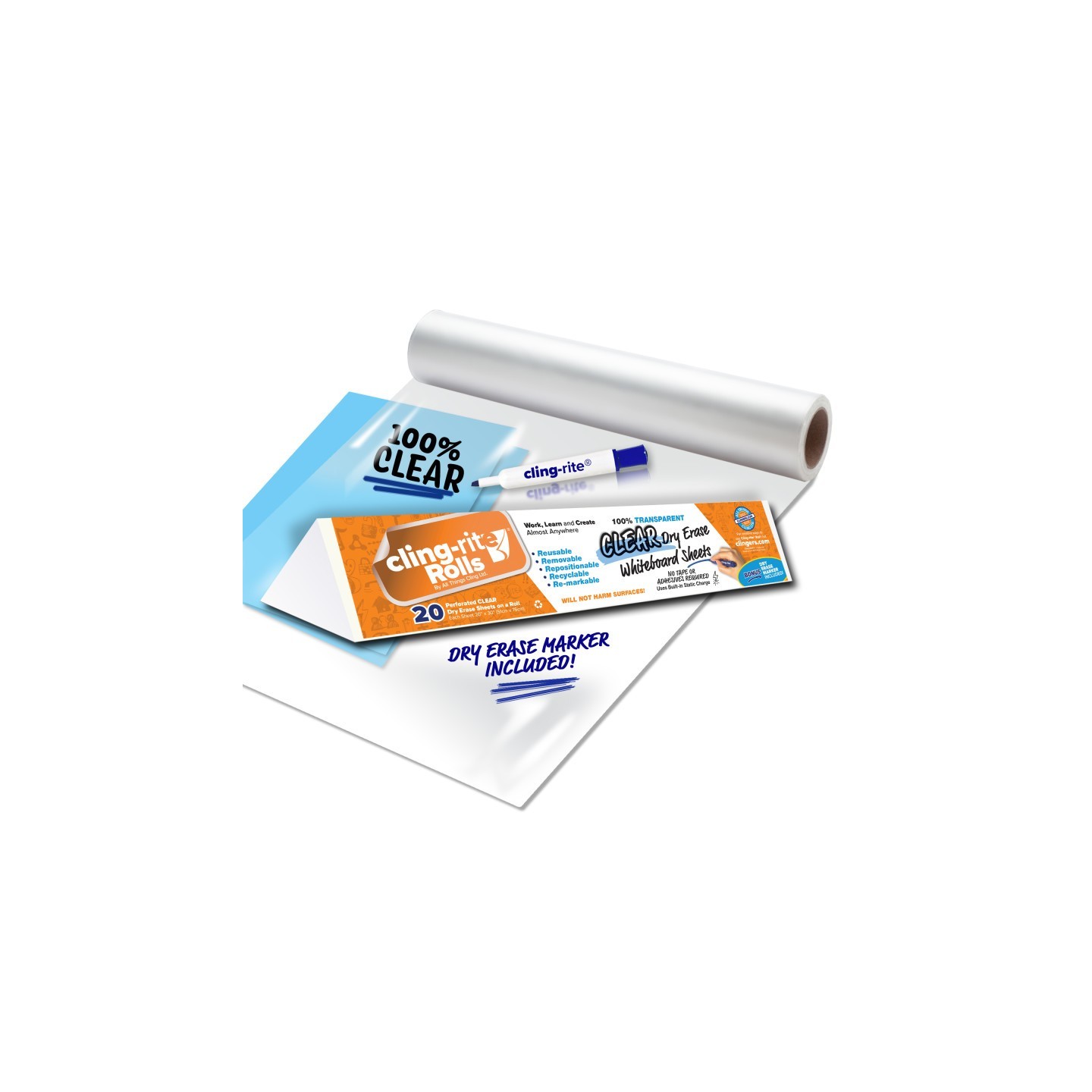 Clingers® Clear Cling-rite®