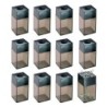 Charles Leonard Transparent Paper Clip Dispenser with Magnetic Top, Small, Black/Smoke, Pack of 12