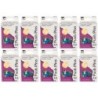 Charles Leonard Push Pins, Assorted Colors, 100 Per Box, 10 Boxes