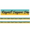 Charles Leonard Borders/Trims, Magnetic, Rectangle Cut - 1-1/2" x 24", Motivational Words Theme, 24' per Pack, 2 Packs