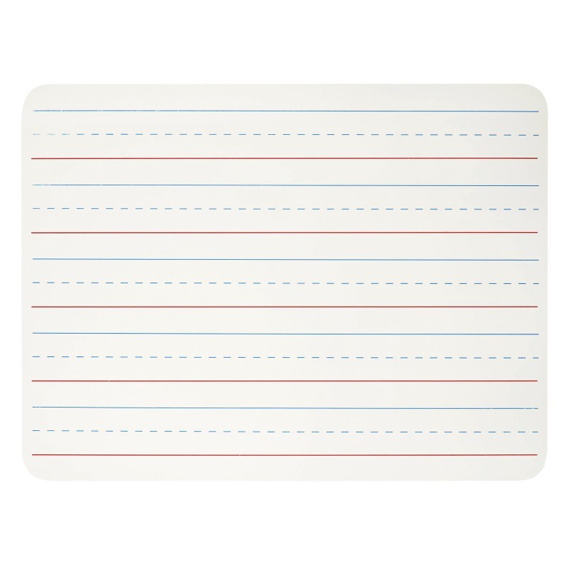 Charles Leonard Dry Erase Board, One Sided, Lined, 9" x 12"