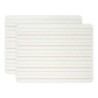 Charles Leonard Dry Erase Board, Two-Sided Lined/Plain, 9" x 12", Pack of 2