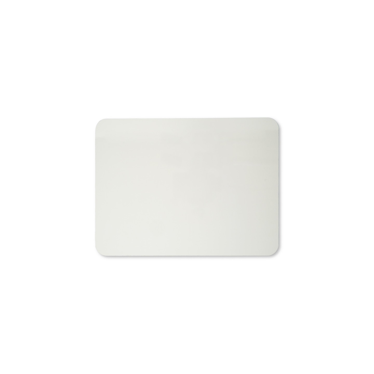 Charles Leonard Magnetic Dry Erase Board, Two Sided, Plain/Plain, 9" x 12"