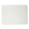 Charles Leonard Magnetic Dry Erase Board, Two Sided, Plain/Plain, 9" x 12"