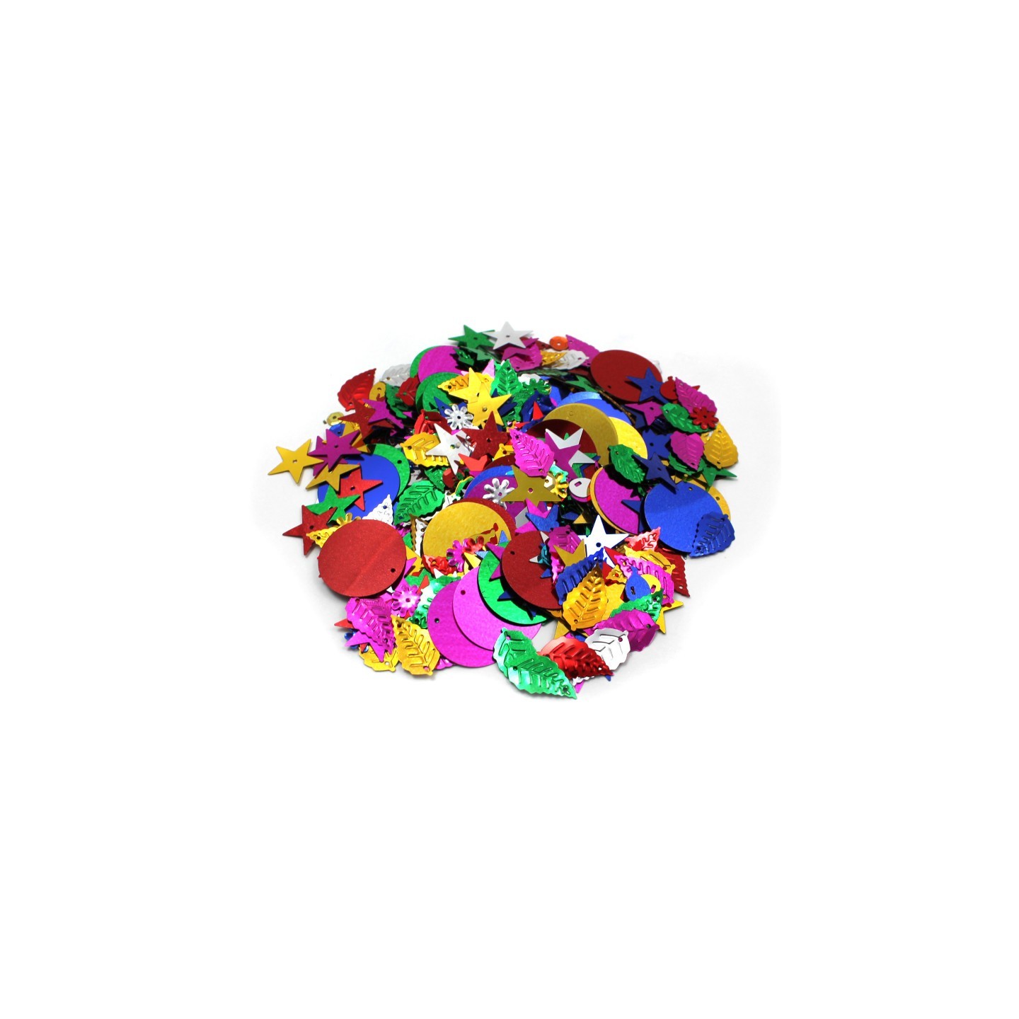 Charles Leonard Creative Arts by Charles Leonard Glittering Sequins with Spangles, 4 Ounce Bag