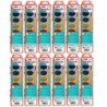 Charles Leonard Semi-Moist Watercolor Paint Set, Oval Pan with Brush, 8 Assorted Colors, 12 Sets