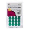 Charles Leonard Color Coding Dots, Self-Adhesive Labels, 0.75 Inch Diameter, Green, 1000-Count