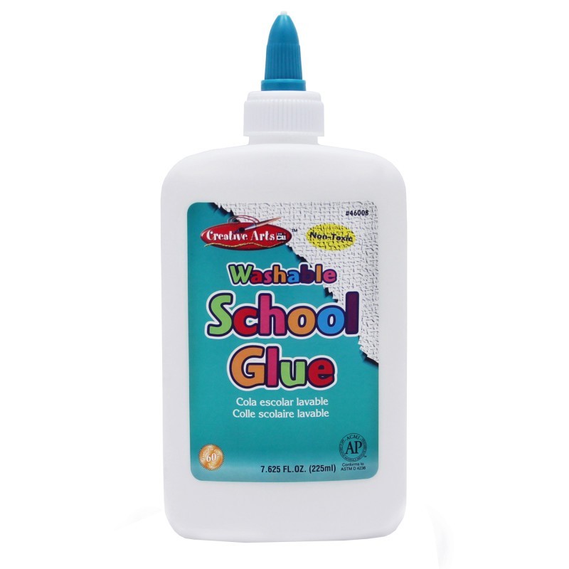 Charles Leonard Creative Arts™ All-Purpose School Glue, AP Certified, 8 oz. Bottle, White