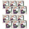 Charles Leonard Big Rubber Bands, 7" x 1/8", 12 Per Pack, 12 Packs