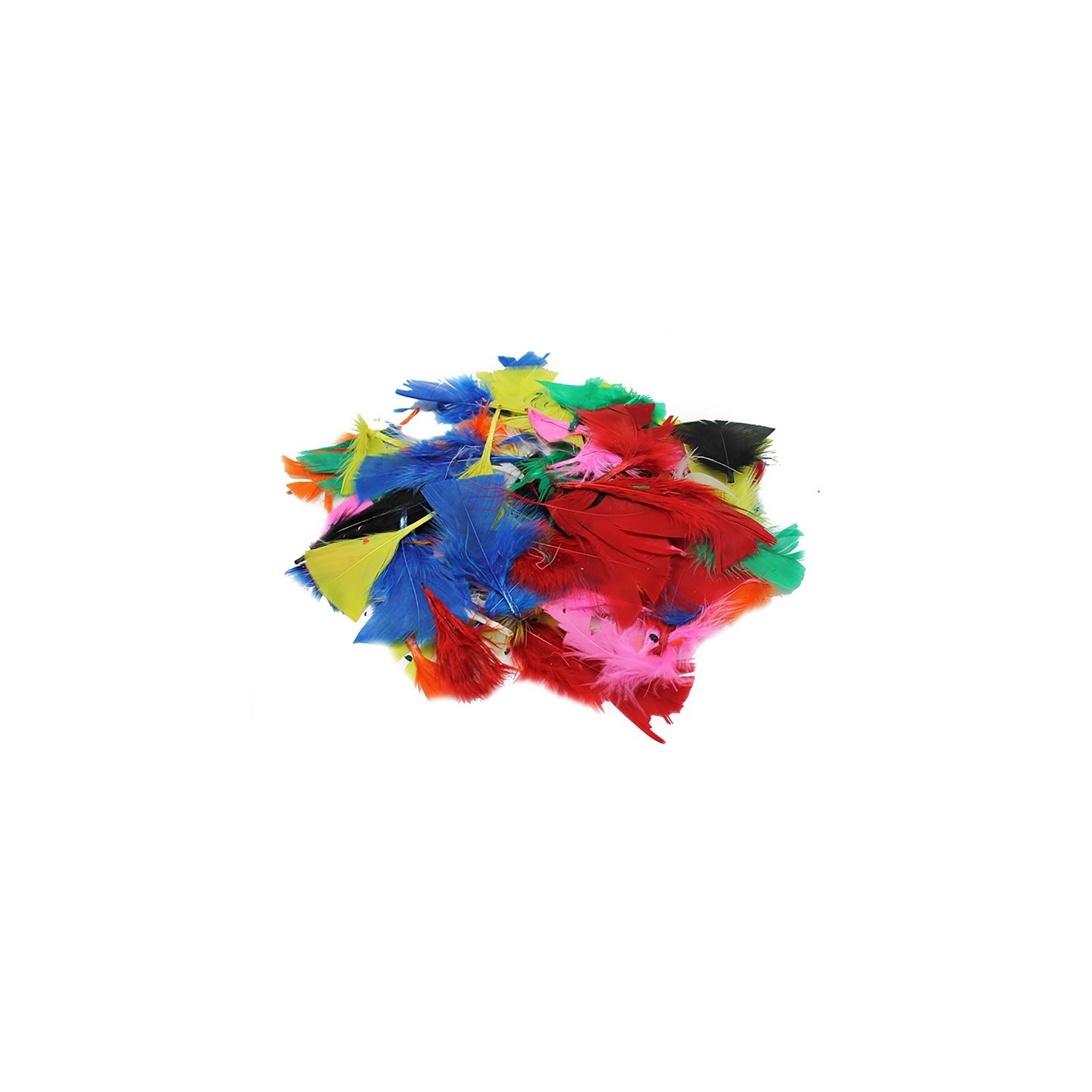 Charles Leonard Turkey Feathers, Bright Colors, 14 Grams