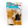 Charles Leonard Turkey Feathers, Natural Colors, 14g Bag