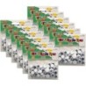 Charles Leonard Assorted Peel'n Stick Wiggle Eyes, Black, 100 Per Pack, 12 Packs
