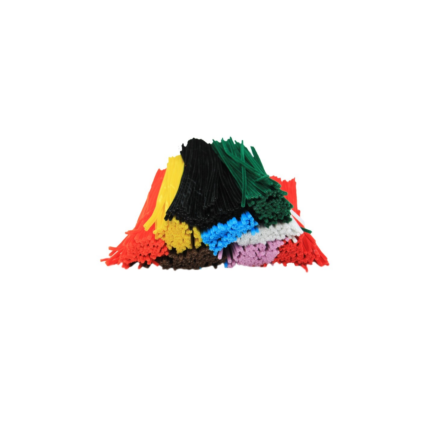 Charles Leonard Chenille 12" Stems, Assorted Colors, Pack of 1000
