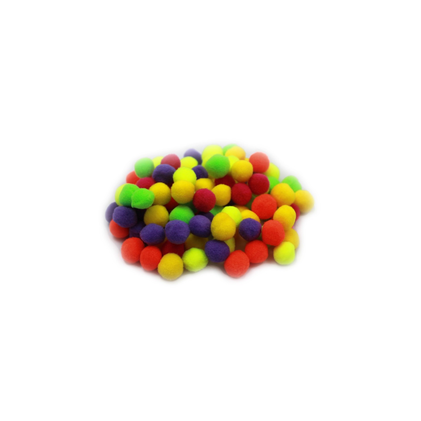 Charles Leonard Creative Arts™ Pom-Poms, 1/2", Hot Colors, Pack of 100