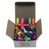 Charles Leonard Pencil Eraser Caps, Latex Free, Assorted Colors, 144/Box