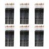 Charles Leonard Water Color Paint Brushes, #7 - 3/4" Camel Hair, Black Handle, 12 Per Set, 6 Sets